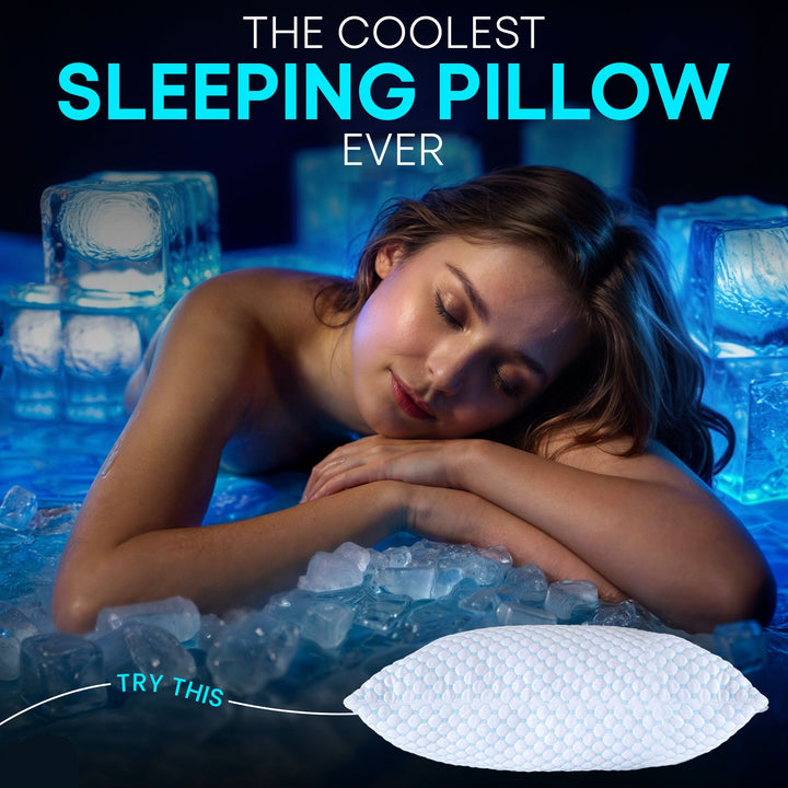 Breeza | Cooling Gel Memory Foam Pillow for Hot Sleepers and Back Support