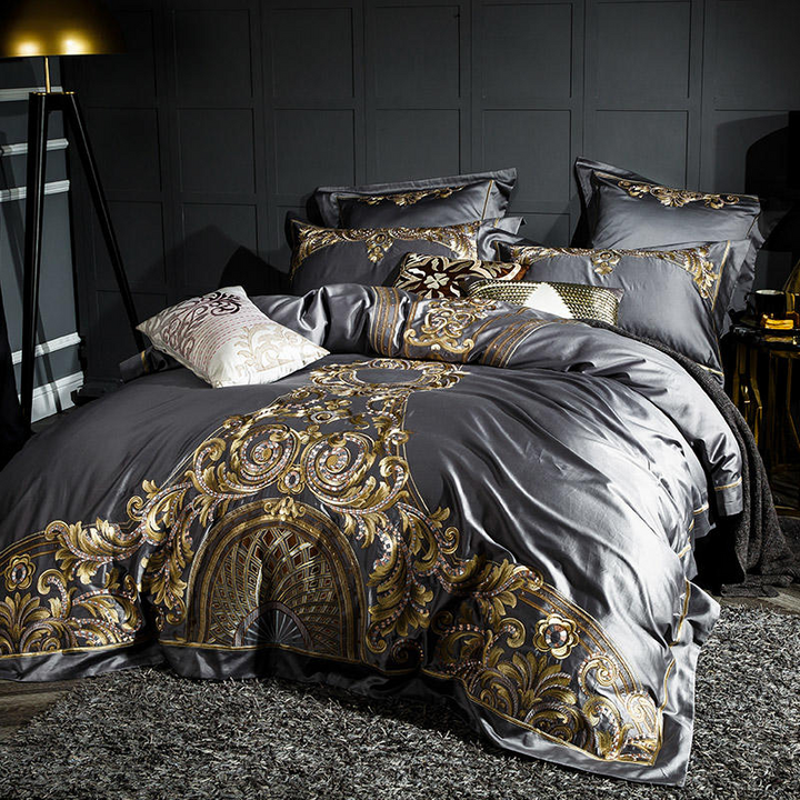 Vibrant Gray Bedding Set