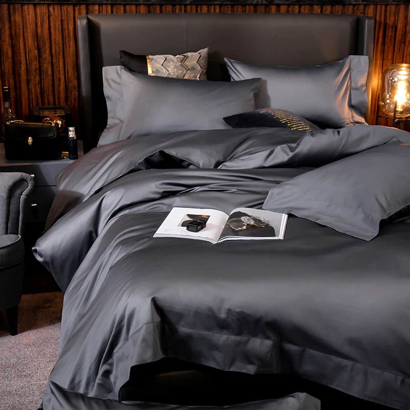 Deep Grey Bedding Set