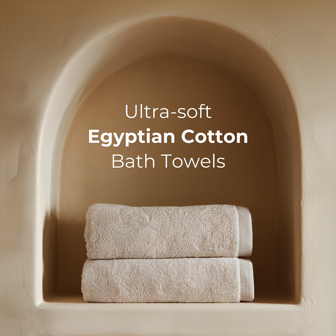 Ultrasoft Egyptian Cotton Bath Towels 2pcs (70x140cm)