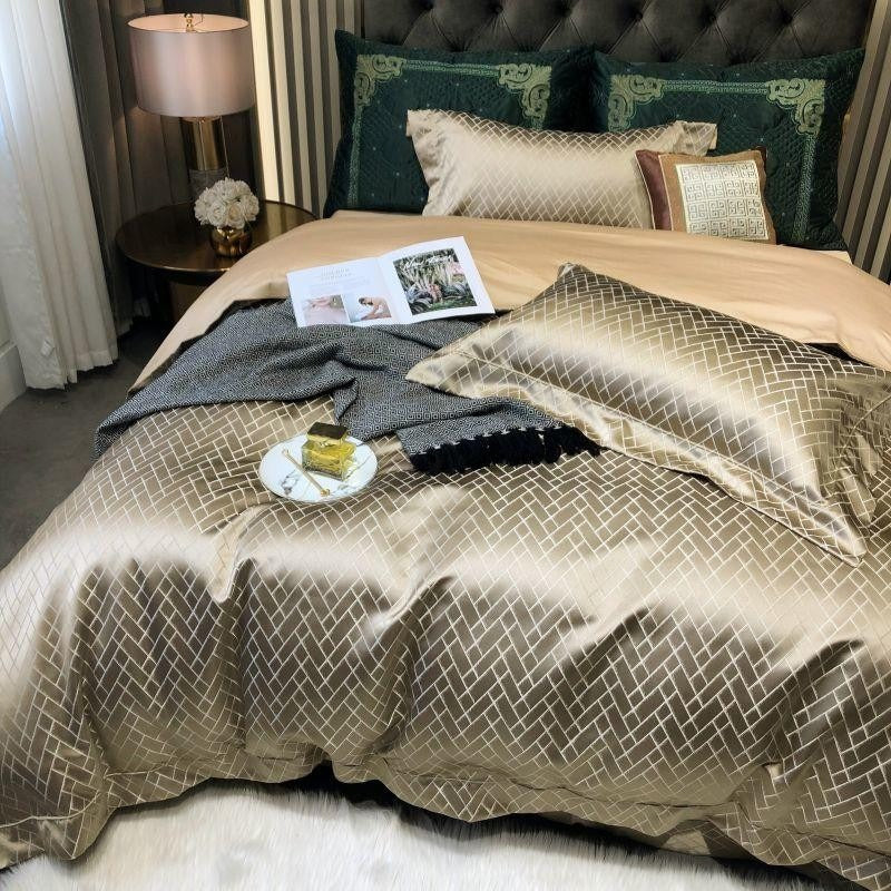 Geo Gold Bedding Set