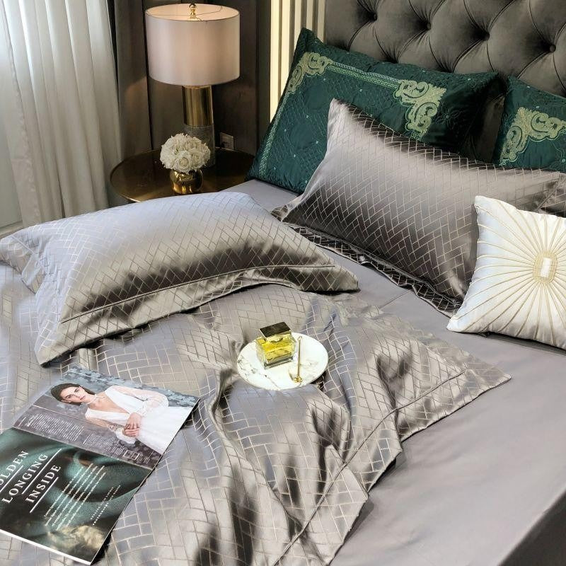 Geo Grey Bedding Set