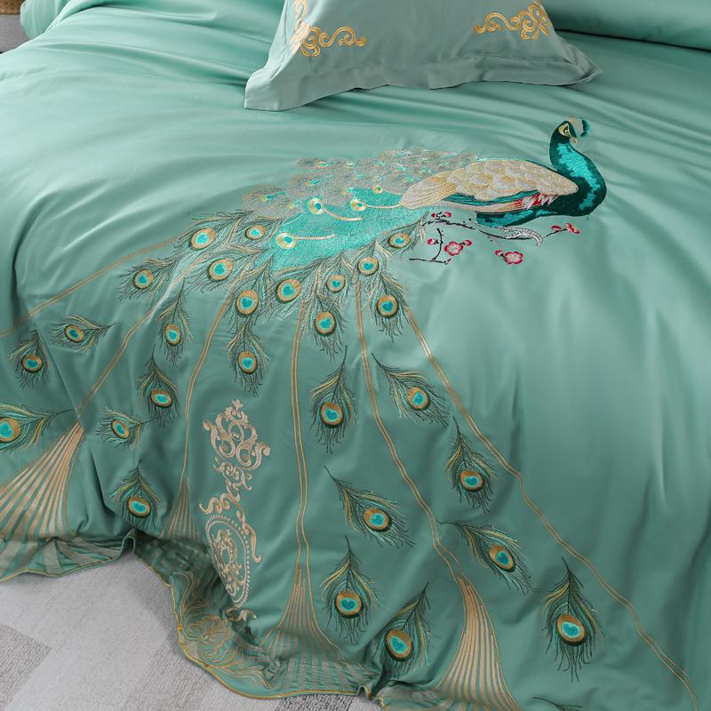 Peacock Bedding Set