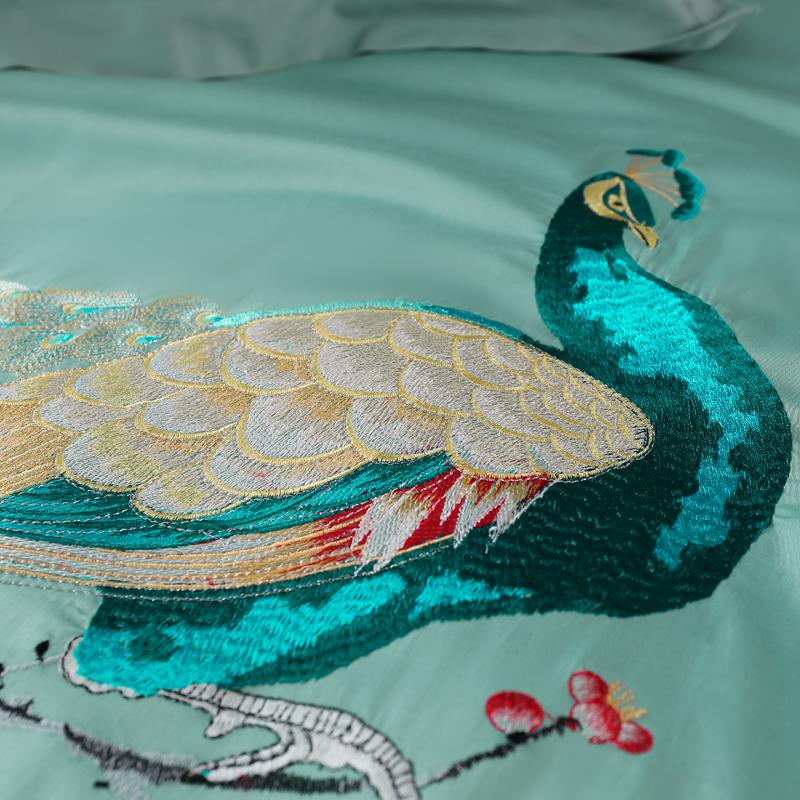 Peacock Bedding Set