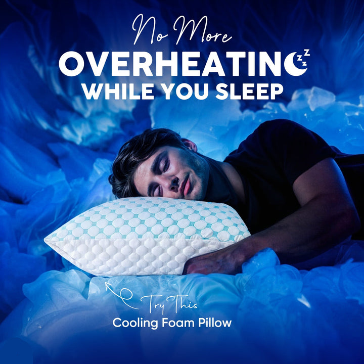 Breeza | Cooling Gel Memory Foam Pillow for Hot Sleepers and Back Support