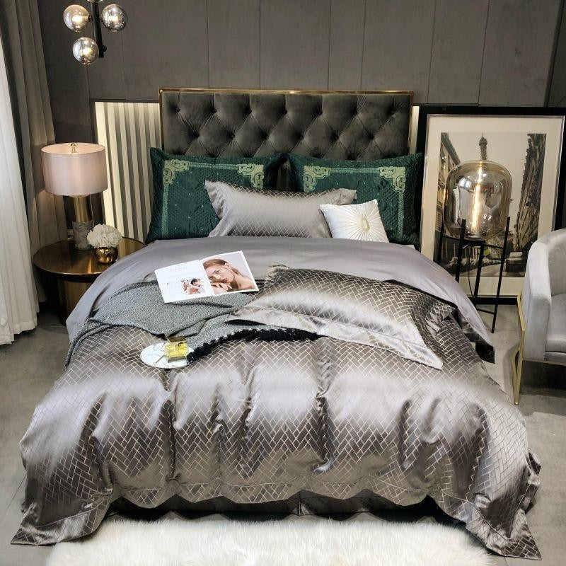 Geo Grey Bedding Set