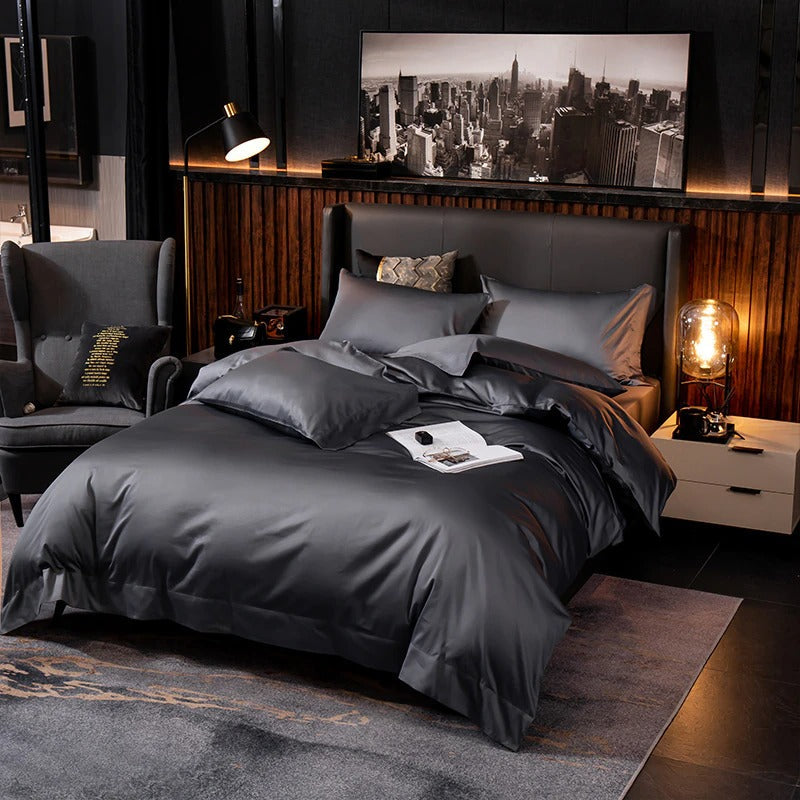 Deep Grey Bedding Set