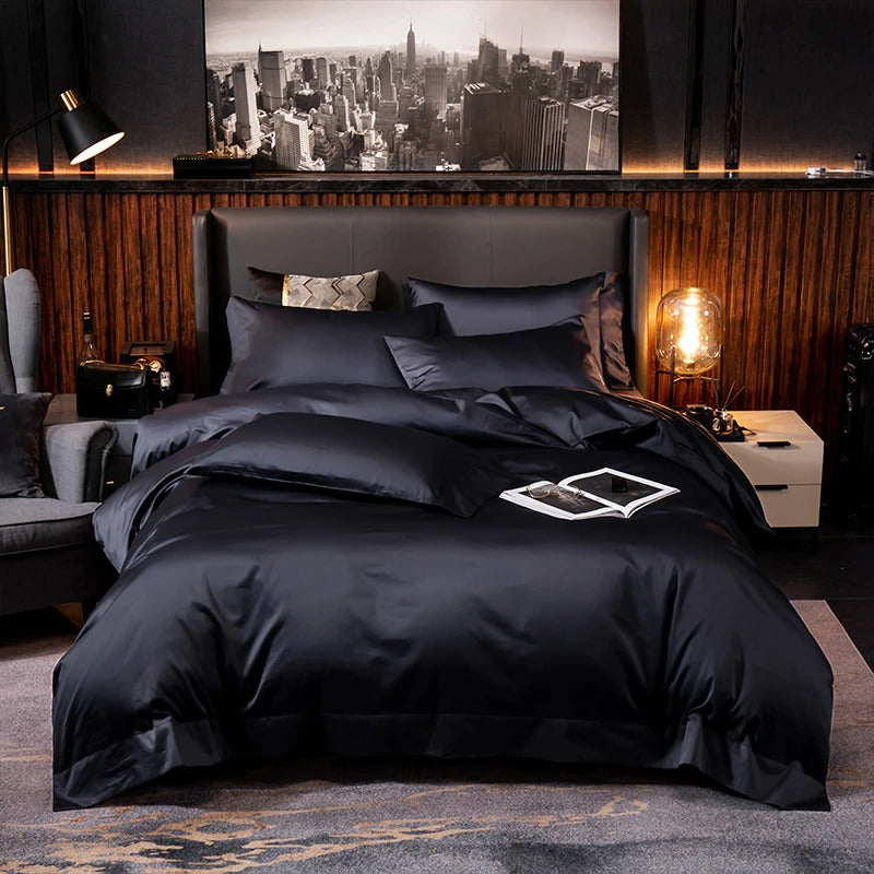 Rich Black Bedding Set