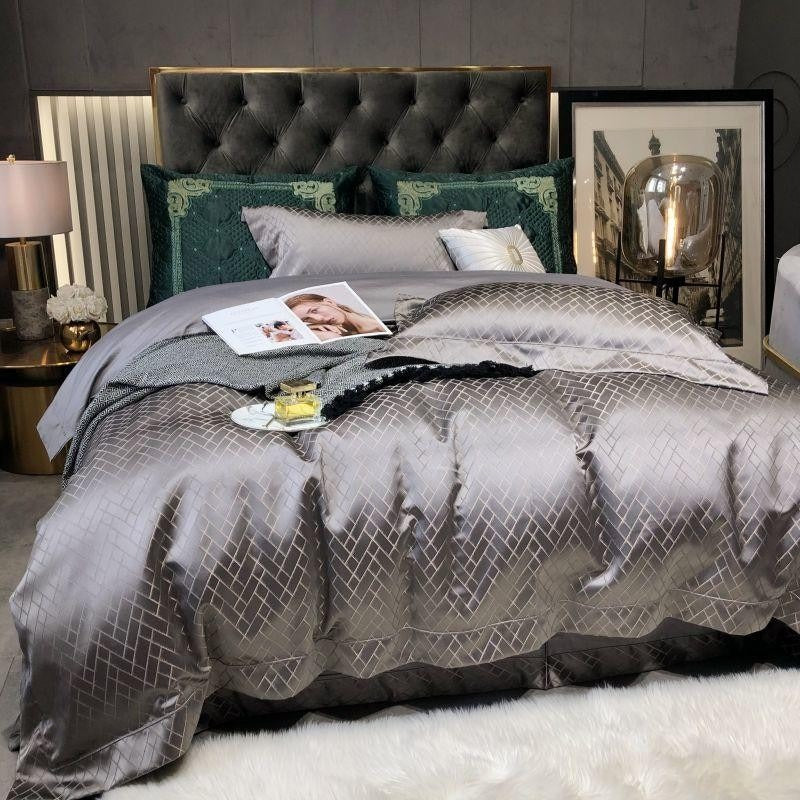 Geo Grey Beddengoedset 