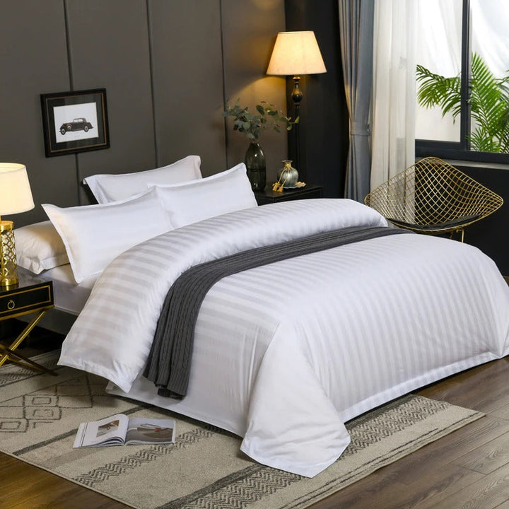 Stripe Hotel Bedding Set