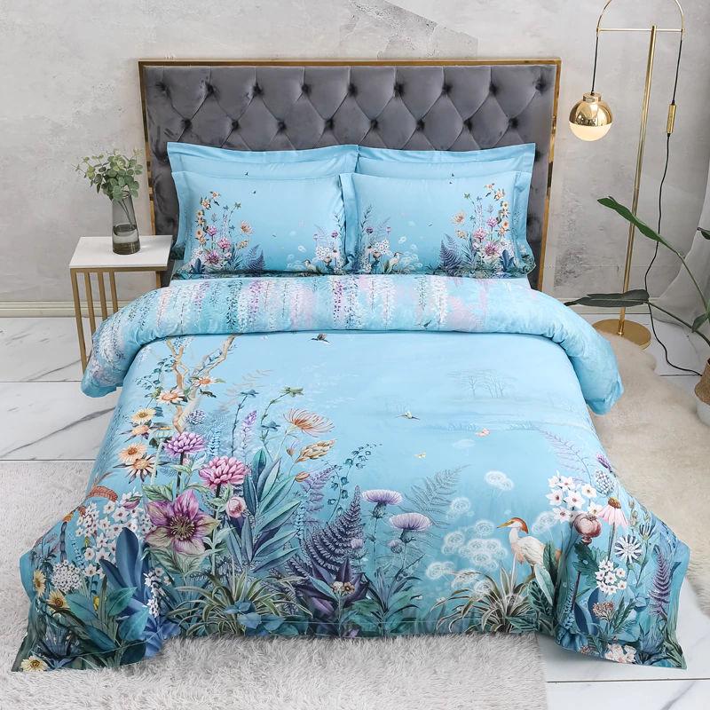 Sky Blue Bedding Set