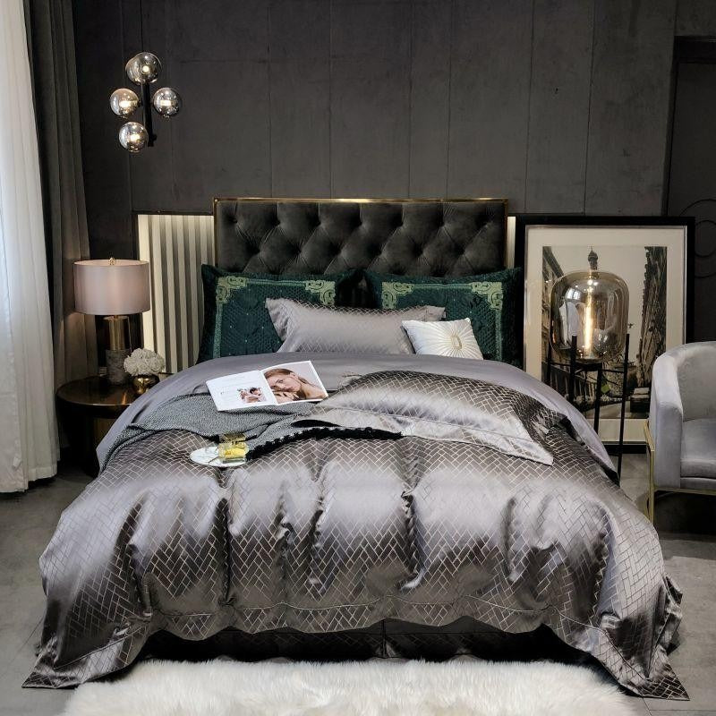 Geo Grey Beddengoedset 