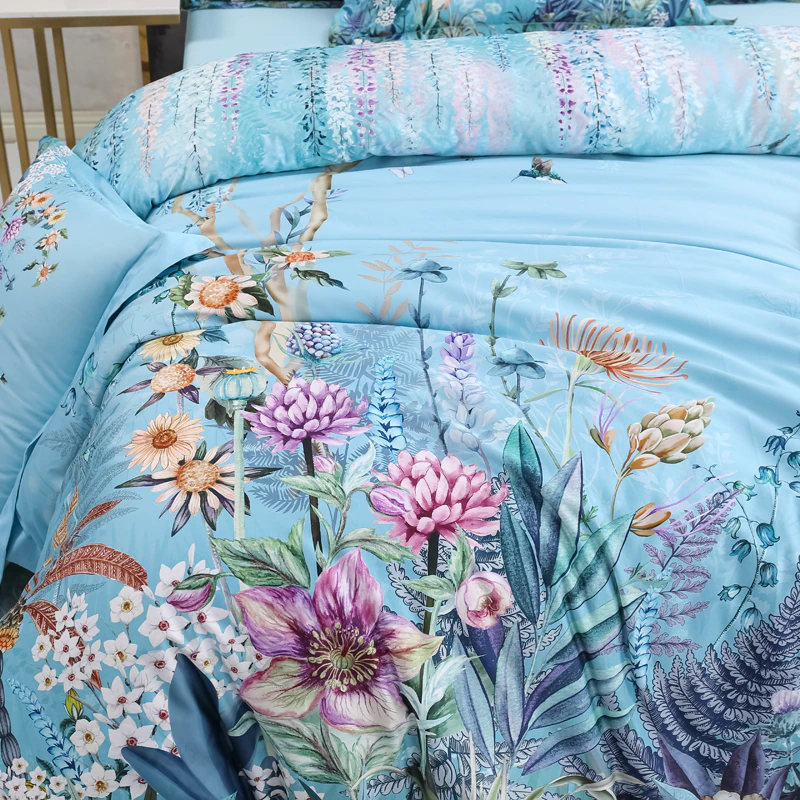 Sky Blue Bedding Set