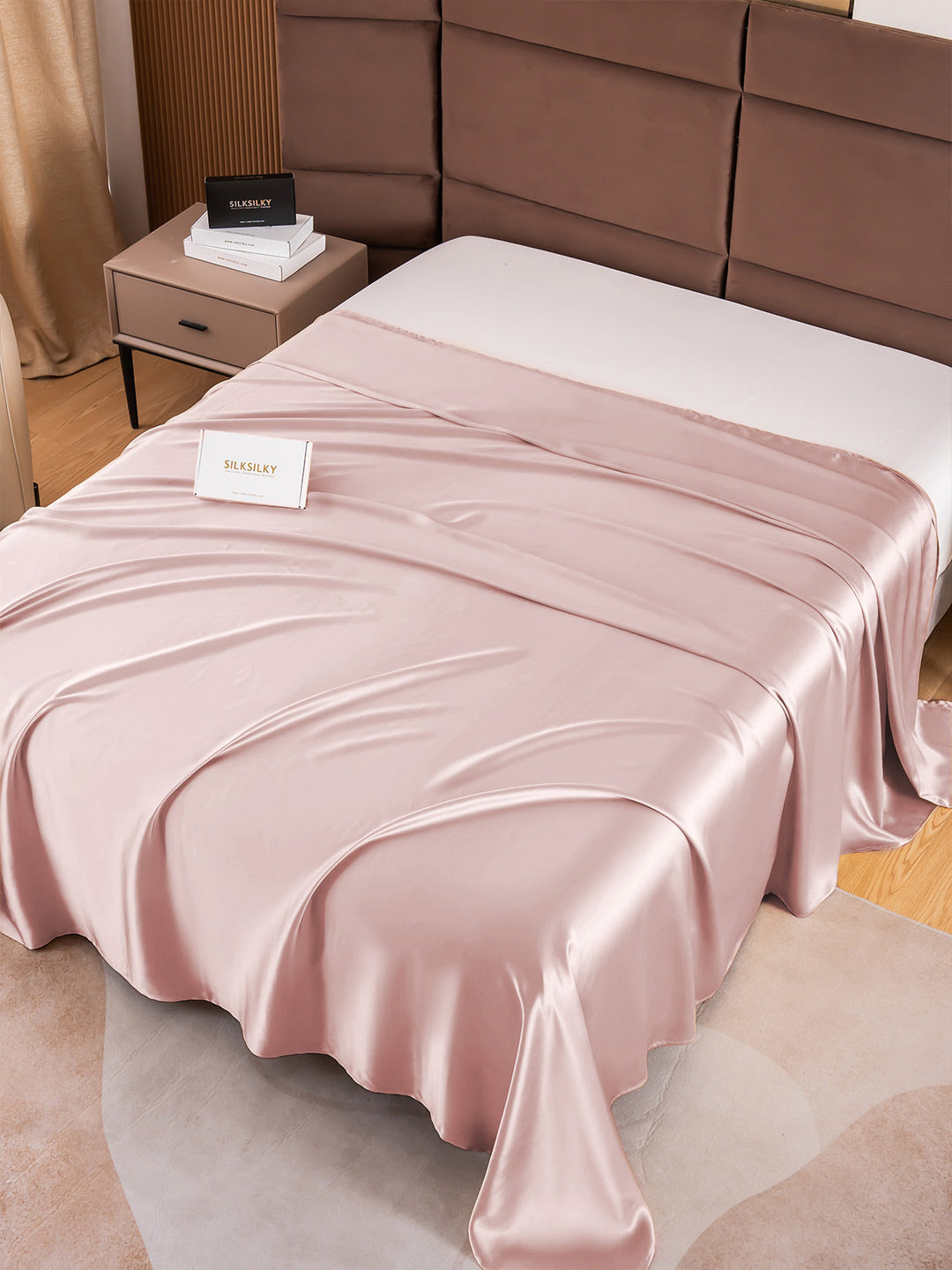 SilkenCloud | 100% Mulberry Silk Seamless Flat Sheet