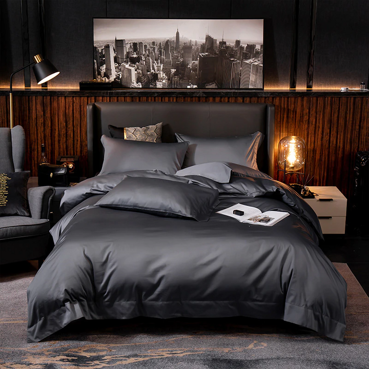 Deep Grey Bedding Set