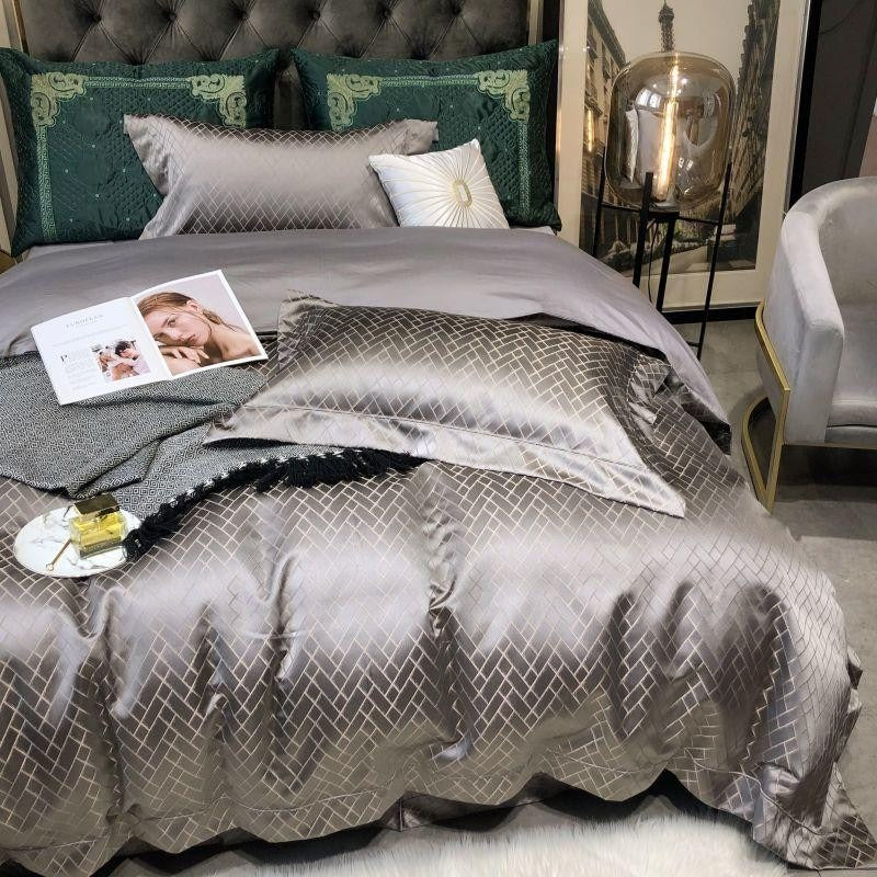 Geo Grey Bedding Set