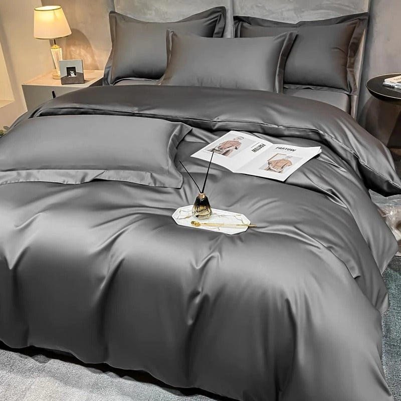 Deep Grey Bedding Set