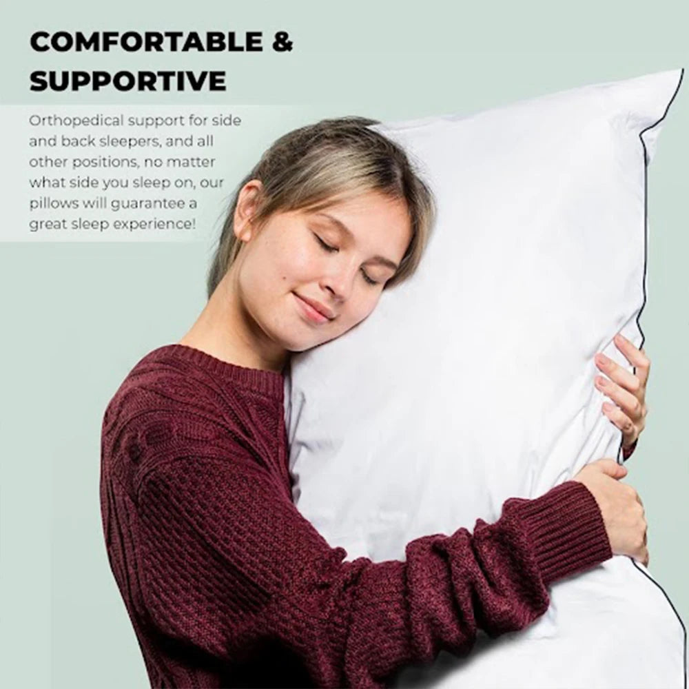 CuddleBody | Long Cotton Body Pillow with Rectangular Filling for Sleeping & Lounging