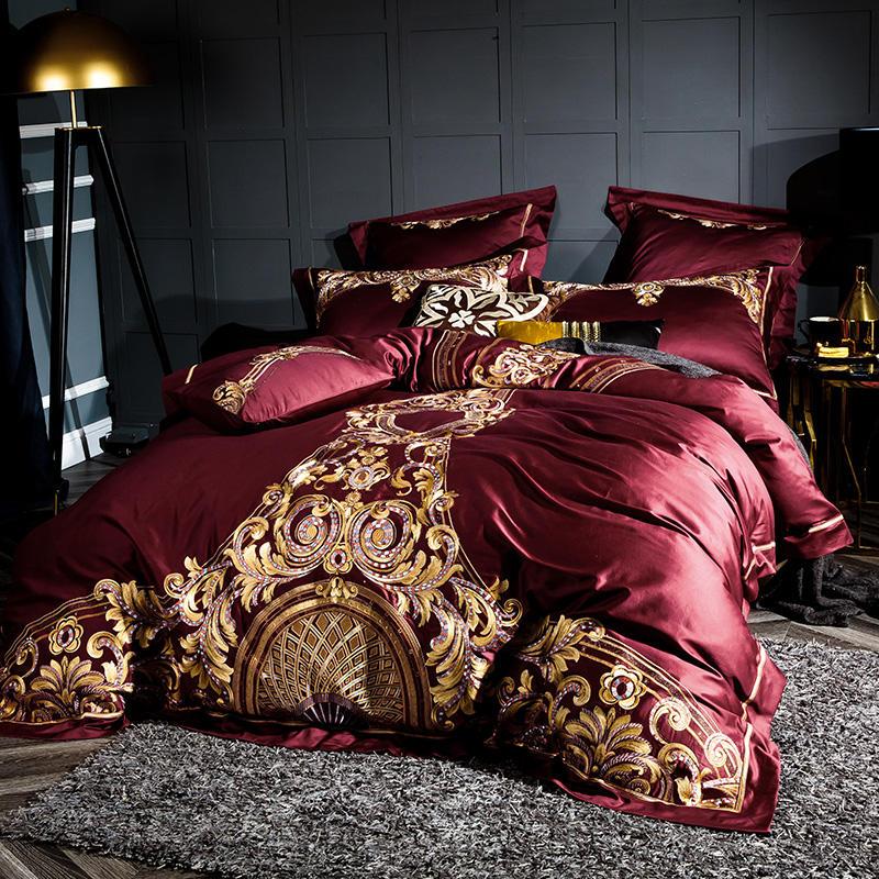 Burgundy Bedding Set