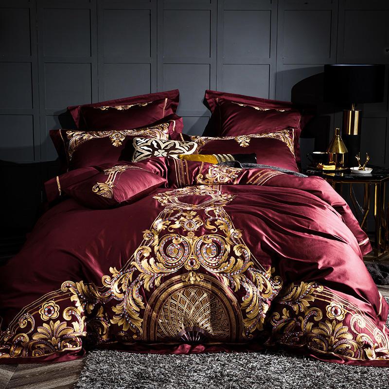 Burgundy Bedding Set