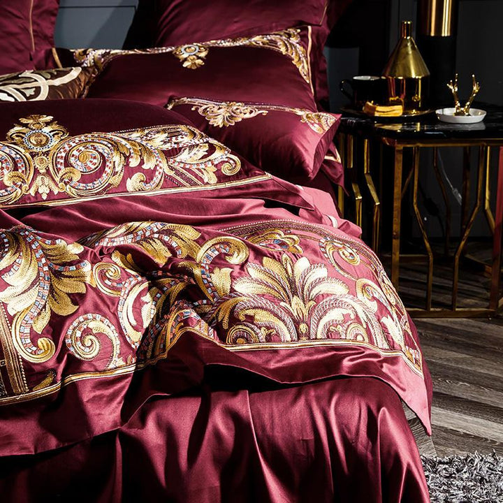 Burgundy Bedding Set