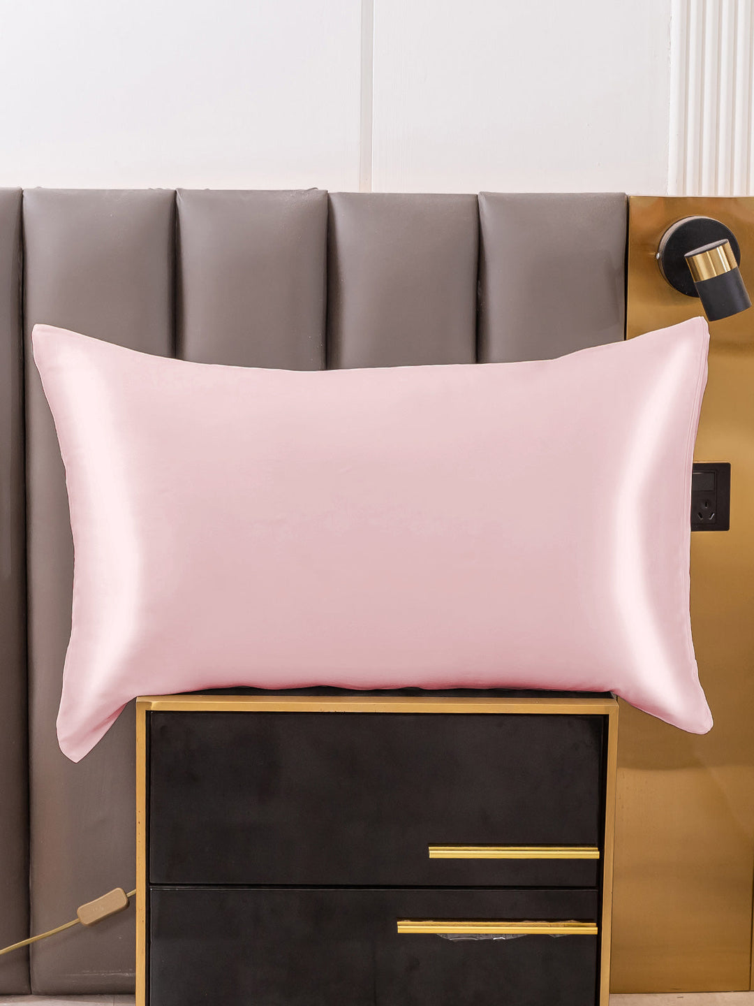 Pink 2 Piece Pure Silk Pillowcase