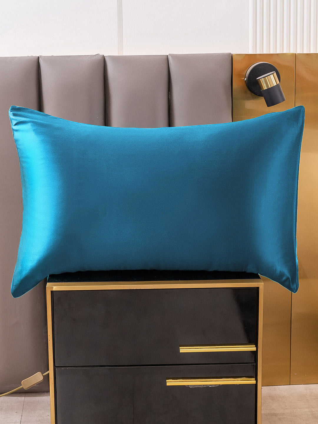 Blue Mulberry Silk Pillowcase