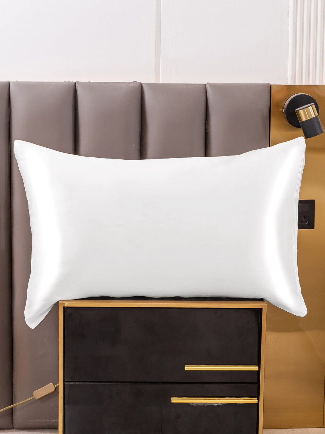 White Mulberry Silk Pillowcase