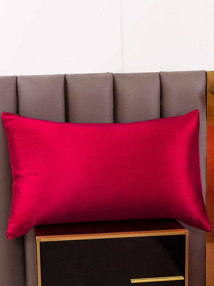 Wine Mulberry Silk Pillowcase