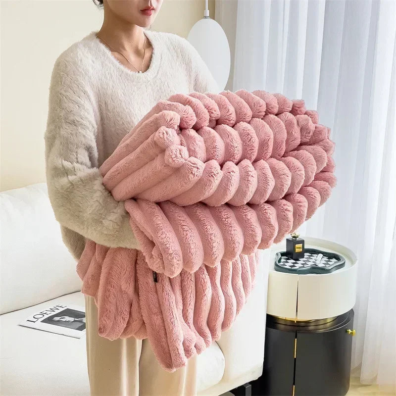 CozyLuxe | Thickened Coral Fleece Blanket