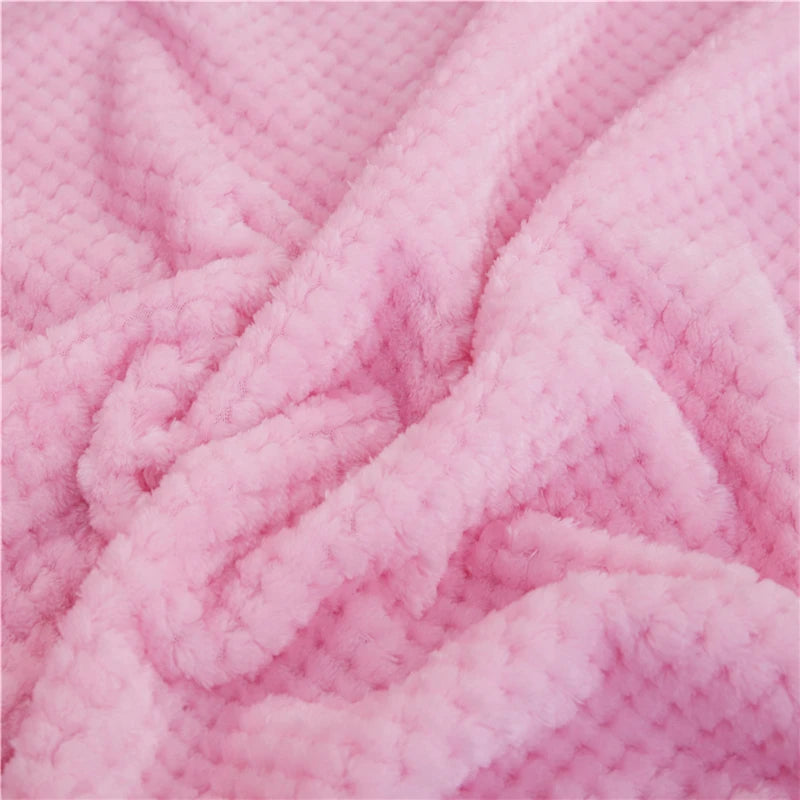 CloudNest | Luxury Flannel Blanket for Bed and Sofa