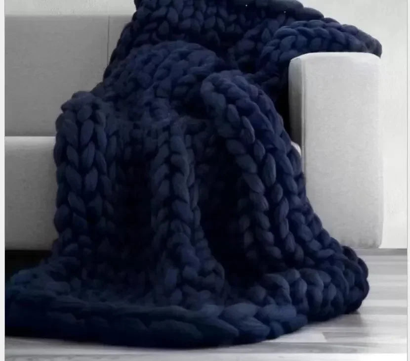 HugMe | Chenille Chunky Knit Blanket