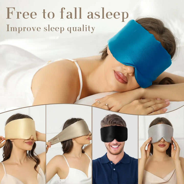 DreamSilk | 100% Mulberry Silk Sleep Mask – Travel & Nap Essential