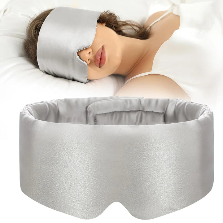 DreamSilk | 100% Mulberry Silk Sleep Mask – Travel & Nap Essential