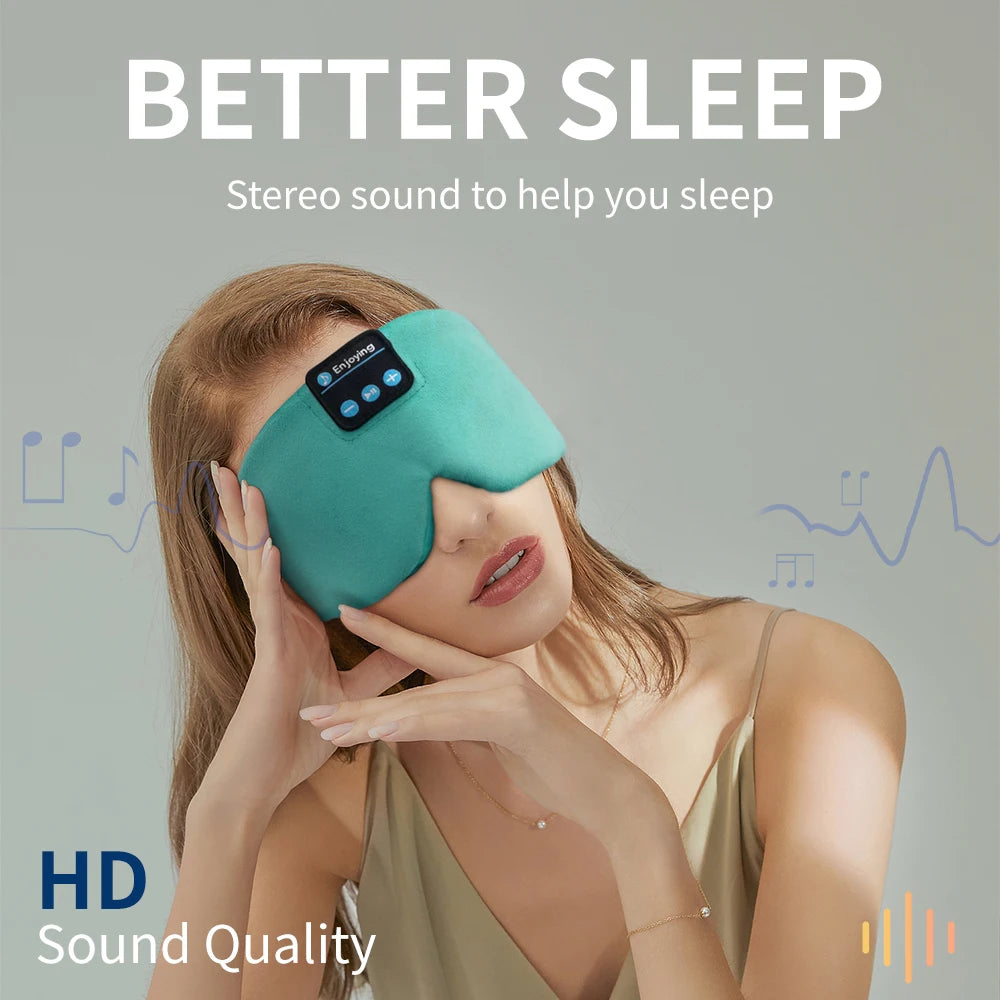 Diep slaapmasker met Bluetooth-audio