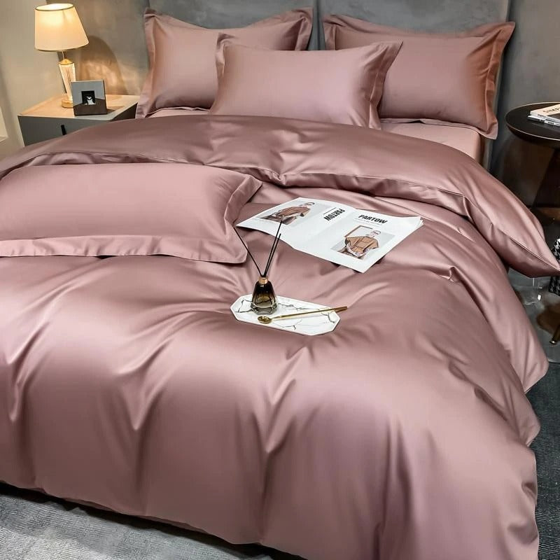 Rosy Brown Bedding Set