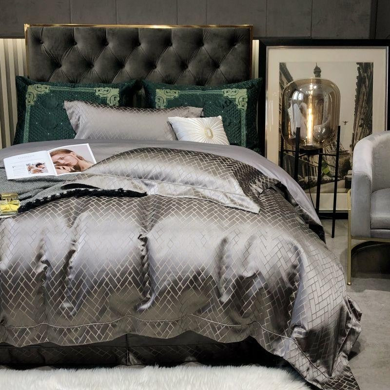 Geo Grey Bedding Set