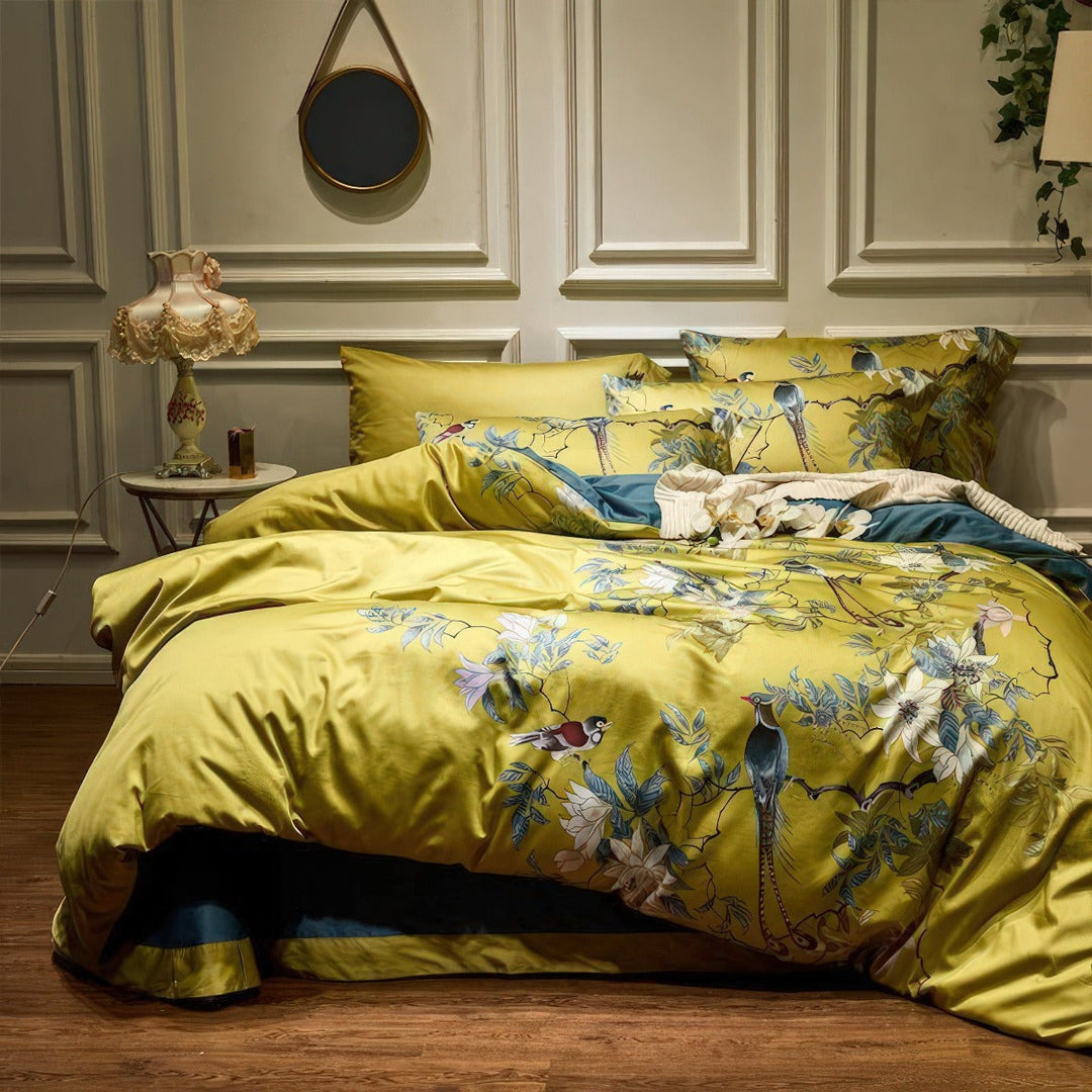 Golden Garden Bedding Set