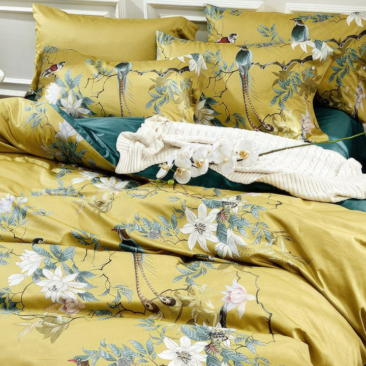 Golden Garden Bedding Set