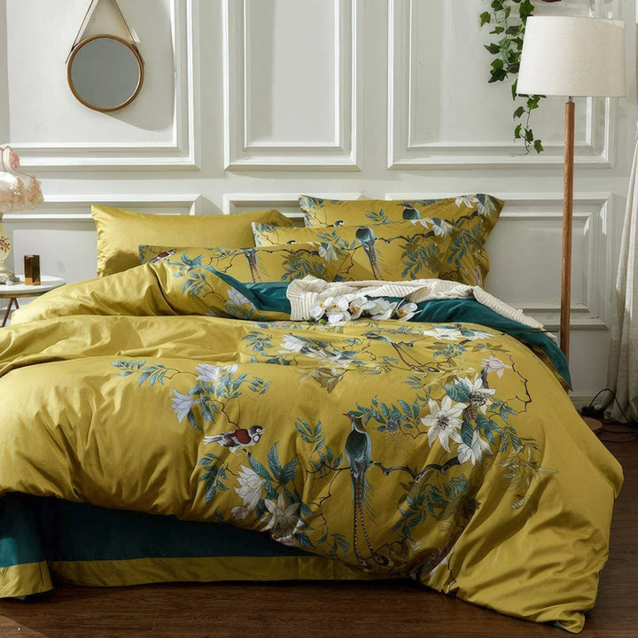 Golden Garden Bedding Set