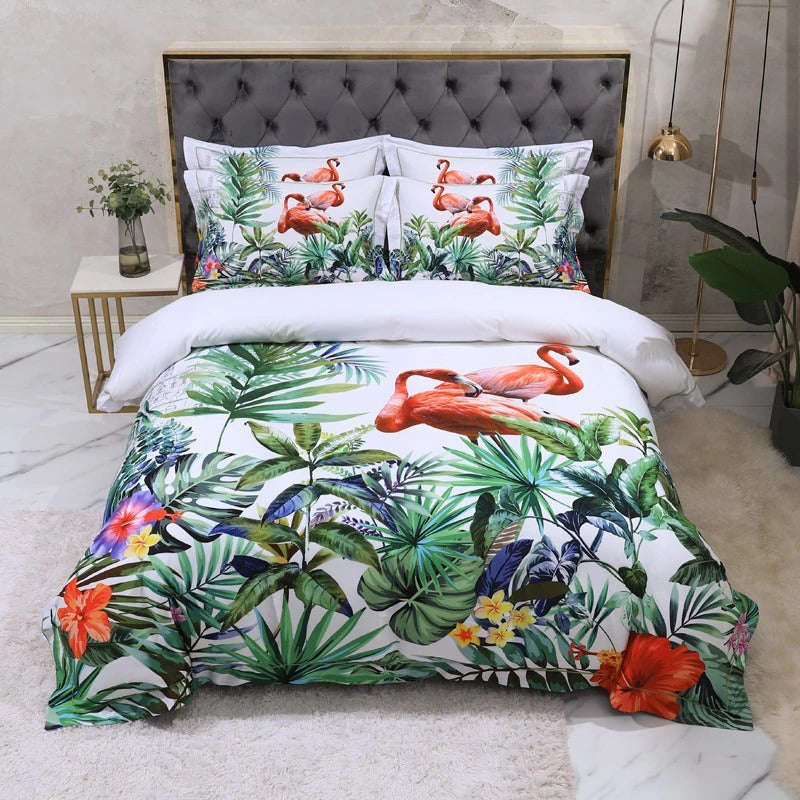 Flamingo beddengoedset