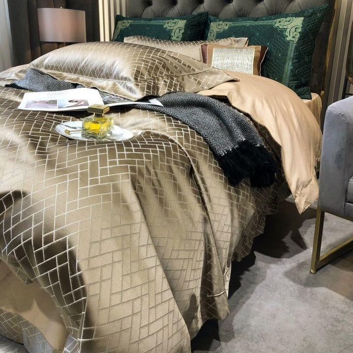 Geo Gold Bedding Set