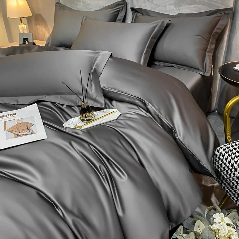 Deep Grey Bedding Set