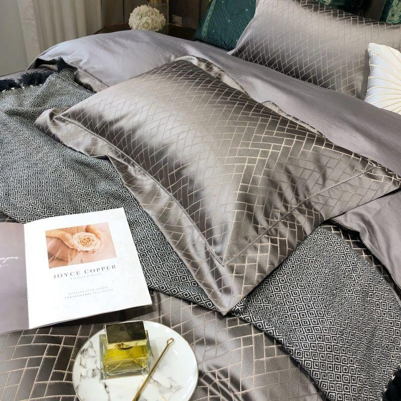 Geo Grey Bedding Set