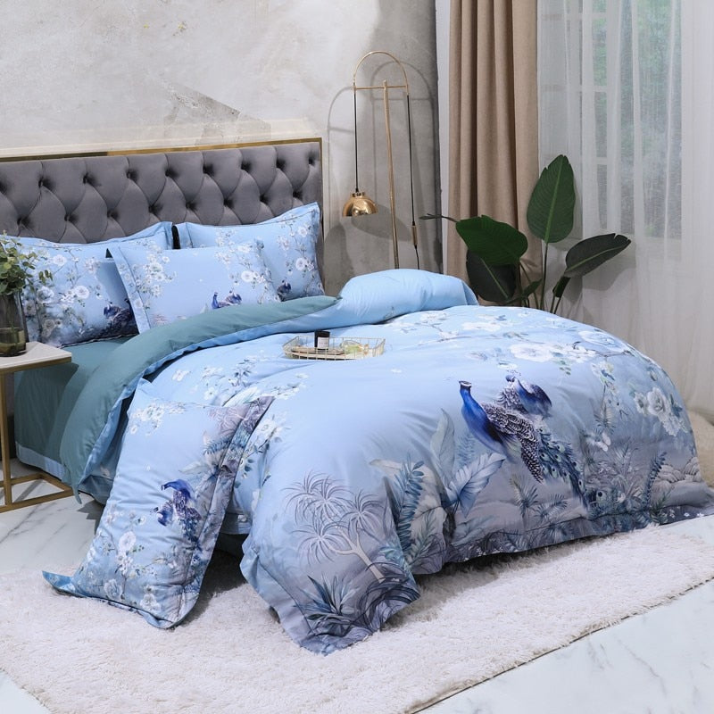 Peacock Bedding Set