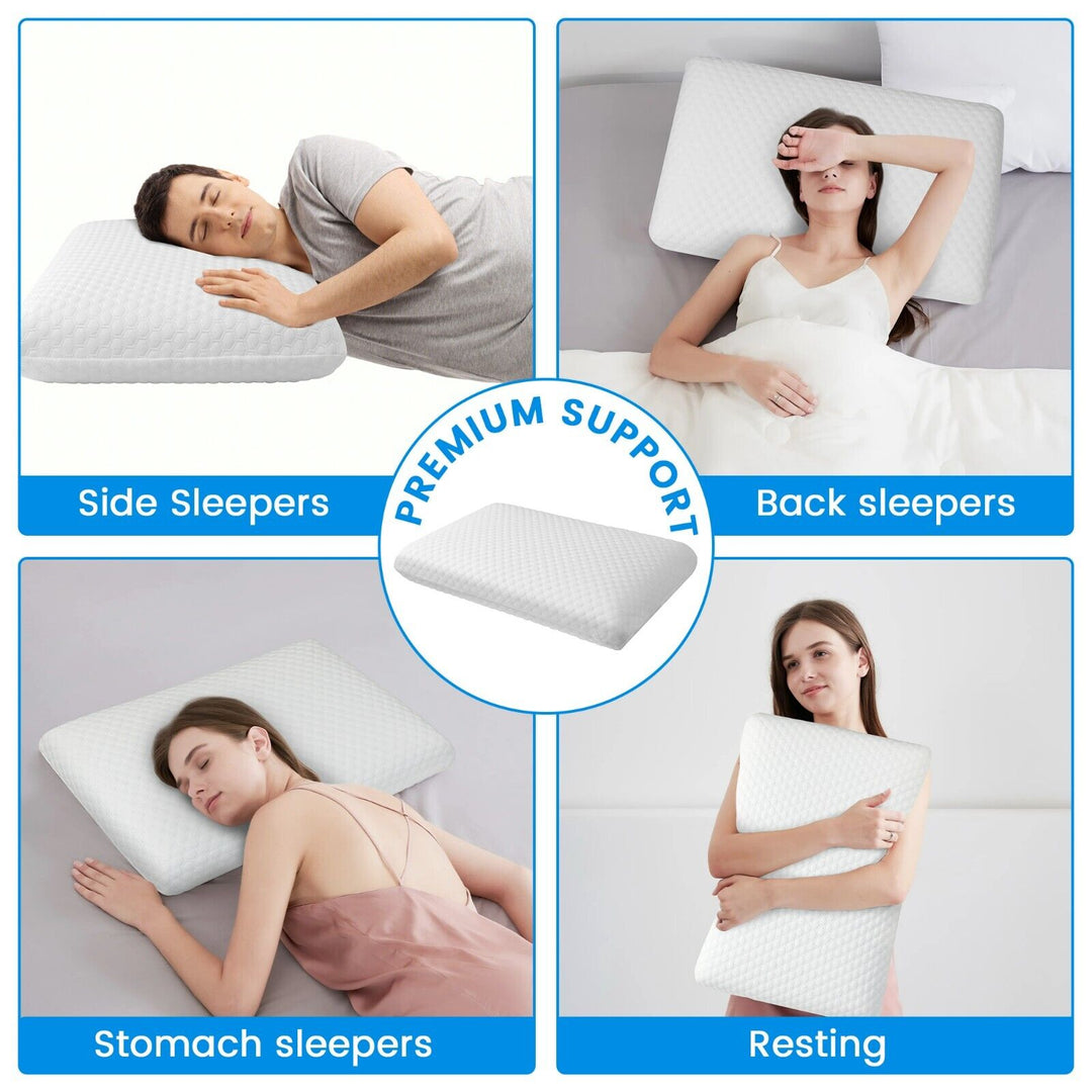 AirLuxe | Gel Memory Foam Pillow with Airflow Technology