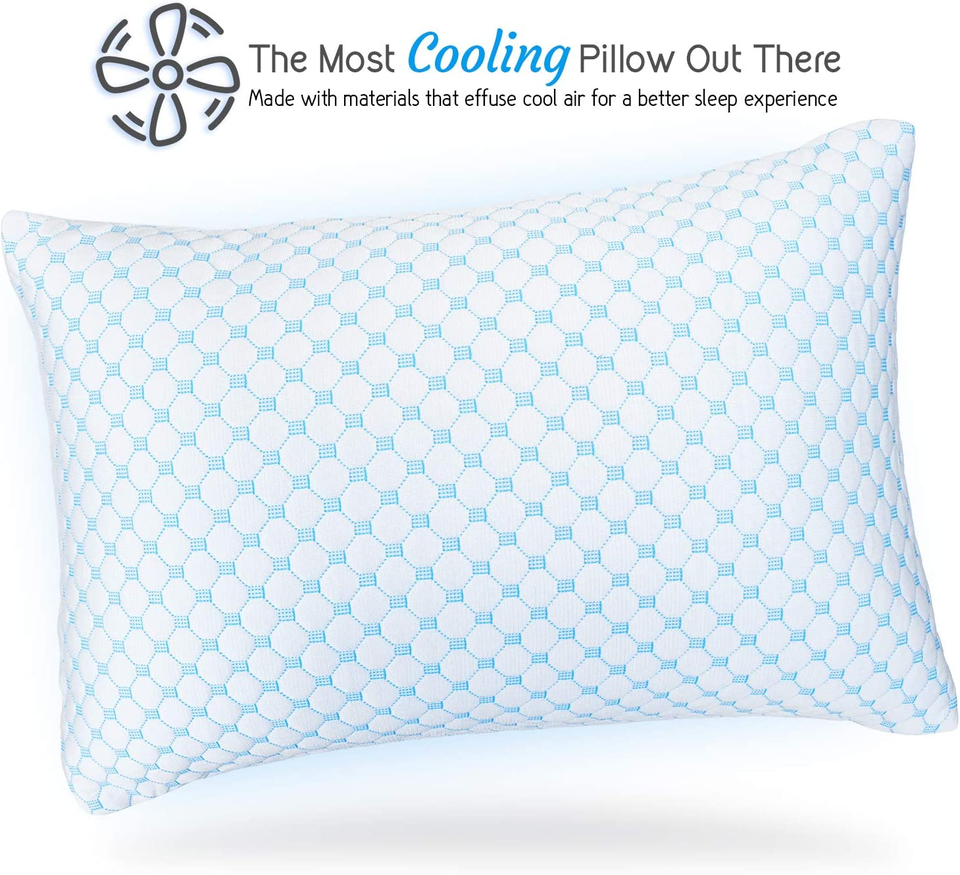 Breeza | Cooling Gel Memory Foam Pillow for Hot Sleepers and Back Support