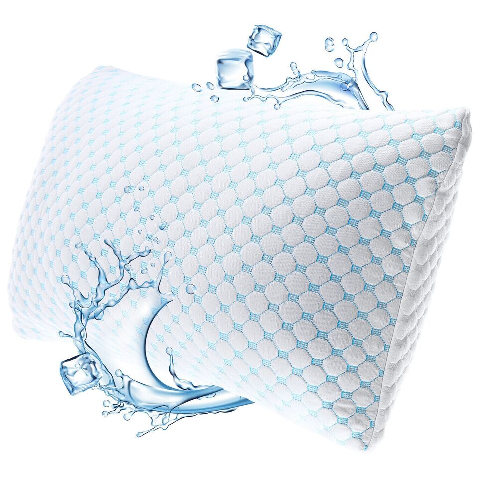 Breeza | Cooling Gel Memory Foam Pillow for Hot Sleepers and Back Support